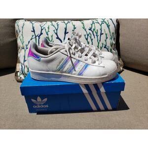Adidas Superstar Holographic Shoes US SIZE 6